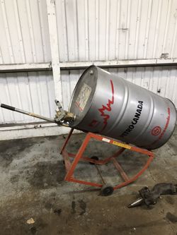 55 Gal Drum Dolly/tipper & Brass Gate Valve