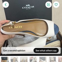 Coach Wedges Size 8.5