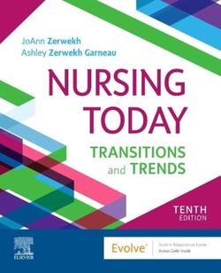 Nursing Today Transitions and Trends