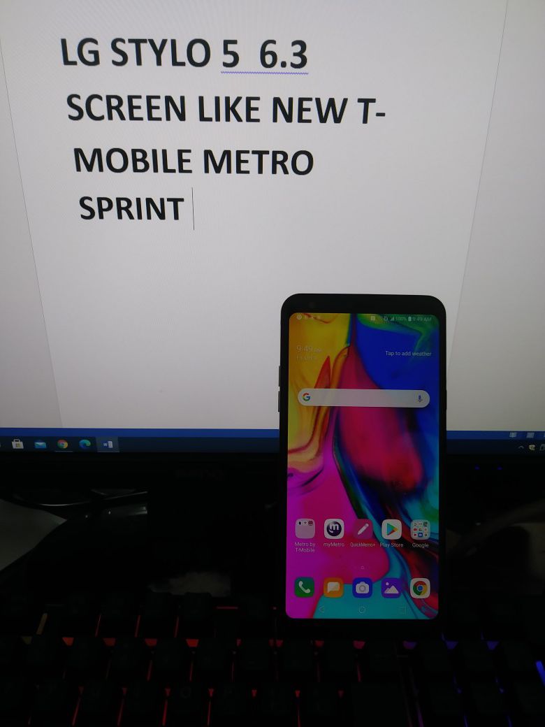 LG STYLO T-MOBILE METRO SPRINT AND MORE 6.3 SCREEN GLOBAL PHONE