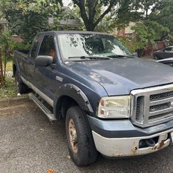 2005. Ford F-250 Super Duty. Blue