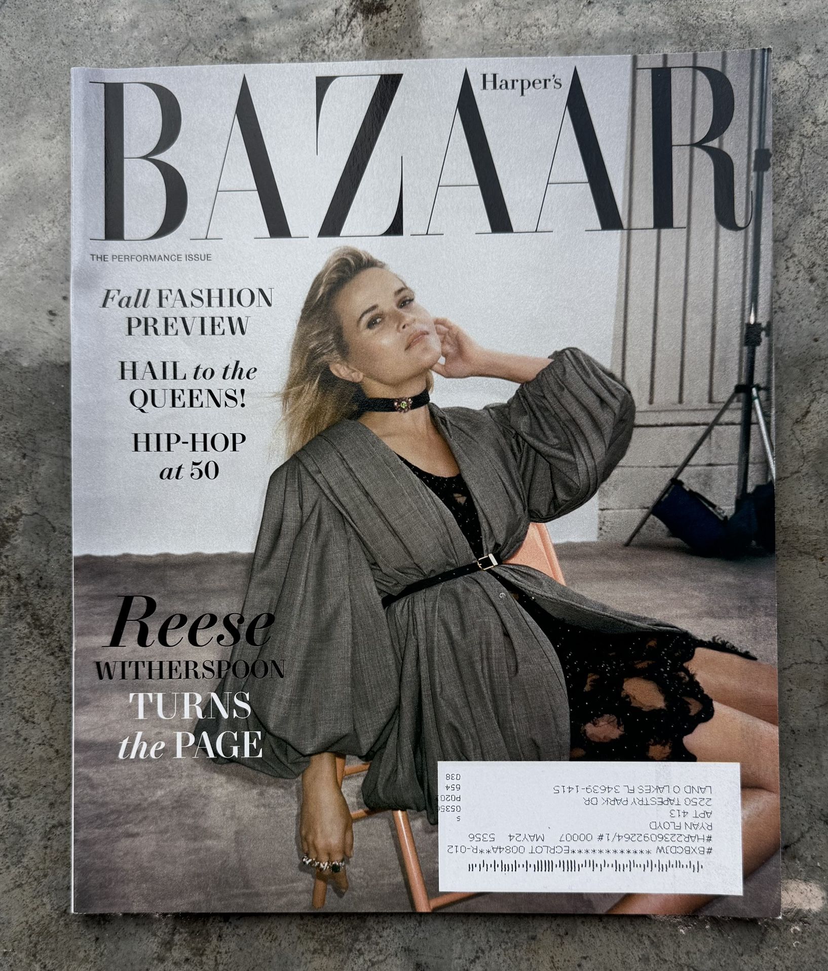 Harper’s Bazaar Magazine August 2023 Reese Witherspoon The Performance Issue