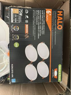 6” Halo Can less 4 Pack Lights