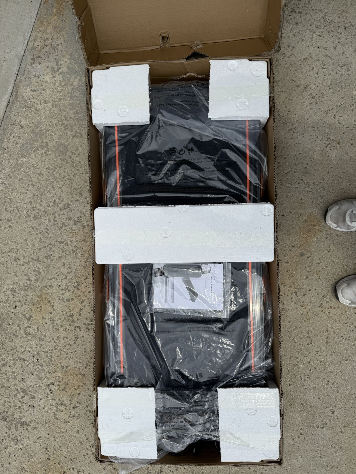 Walking Pad Treadmill with Manual Incline and LED Display (Brand New)