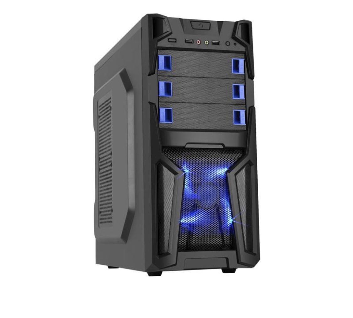 DIYPC Solo-T1-BK Black USB 3.0 ATX Mid Tower Gaming Computer Case