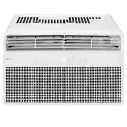 8,000 BTU, 115 Volts, Window Smart Air Conditioner Cools 350 sq. ft. with Remote, WiFi Enabled and Dehumidifier in White