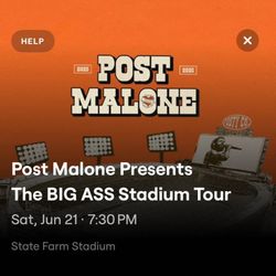 2 Post Malone Tickets AZ
