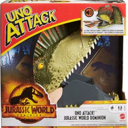 Mattel Games ​UNO Attack Jurassic World Domination Card Game for Kids & Family Night with Dinosaur Card Launcher, Lights & Sounds. Toy Toys Wholesale