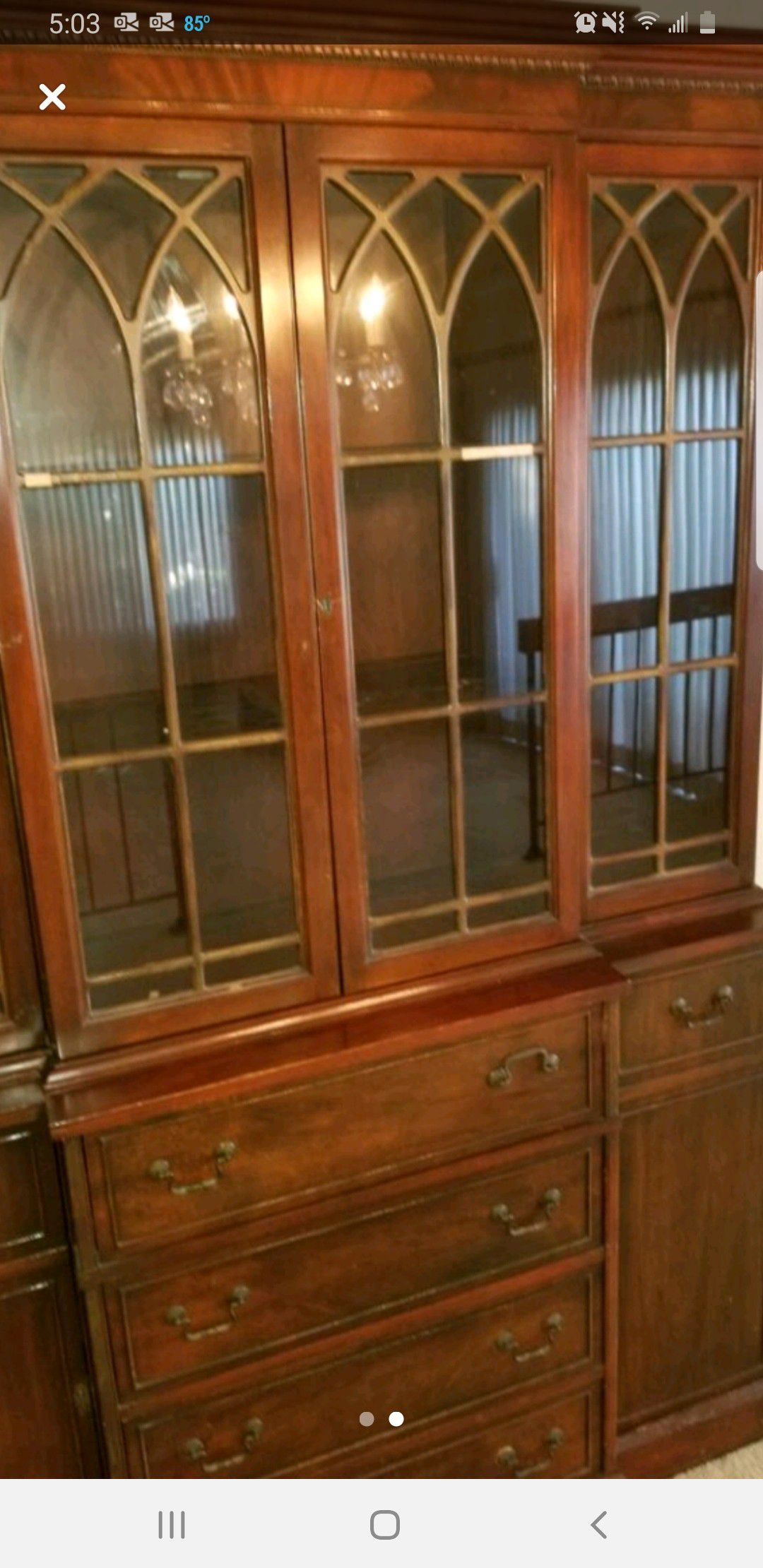 Free cabinet. Pick up today only 52x78