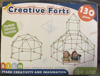 NEW IN BOX -Tiny land creative forts building kit 130 pieces