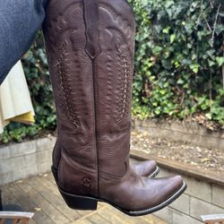 LOS POTRILLOS GDL LEATHER COWGIRL BOOTS