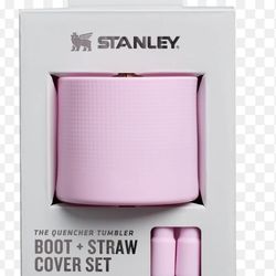 Stanley Boot and Straw cover fits 40z  stanley color(cherry blossom)