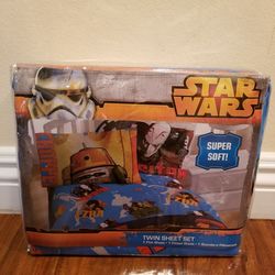New Disney Star wars twin sheet set