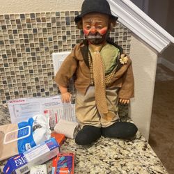 Emmett Kelly Antique Doll