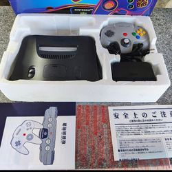 Nintendo 64 N64 Console Japanese NTCS-J Complete In Box *Region Free
