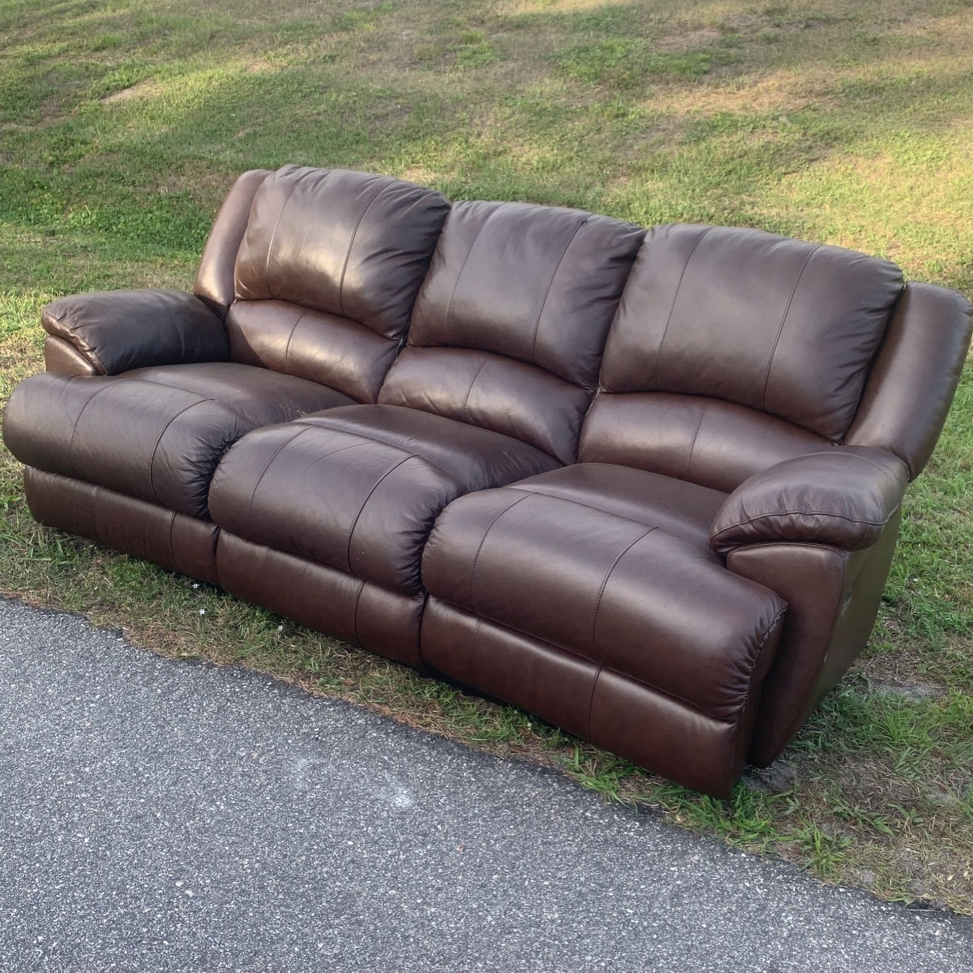 Free Leather Couch!!