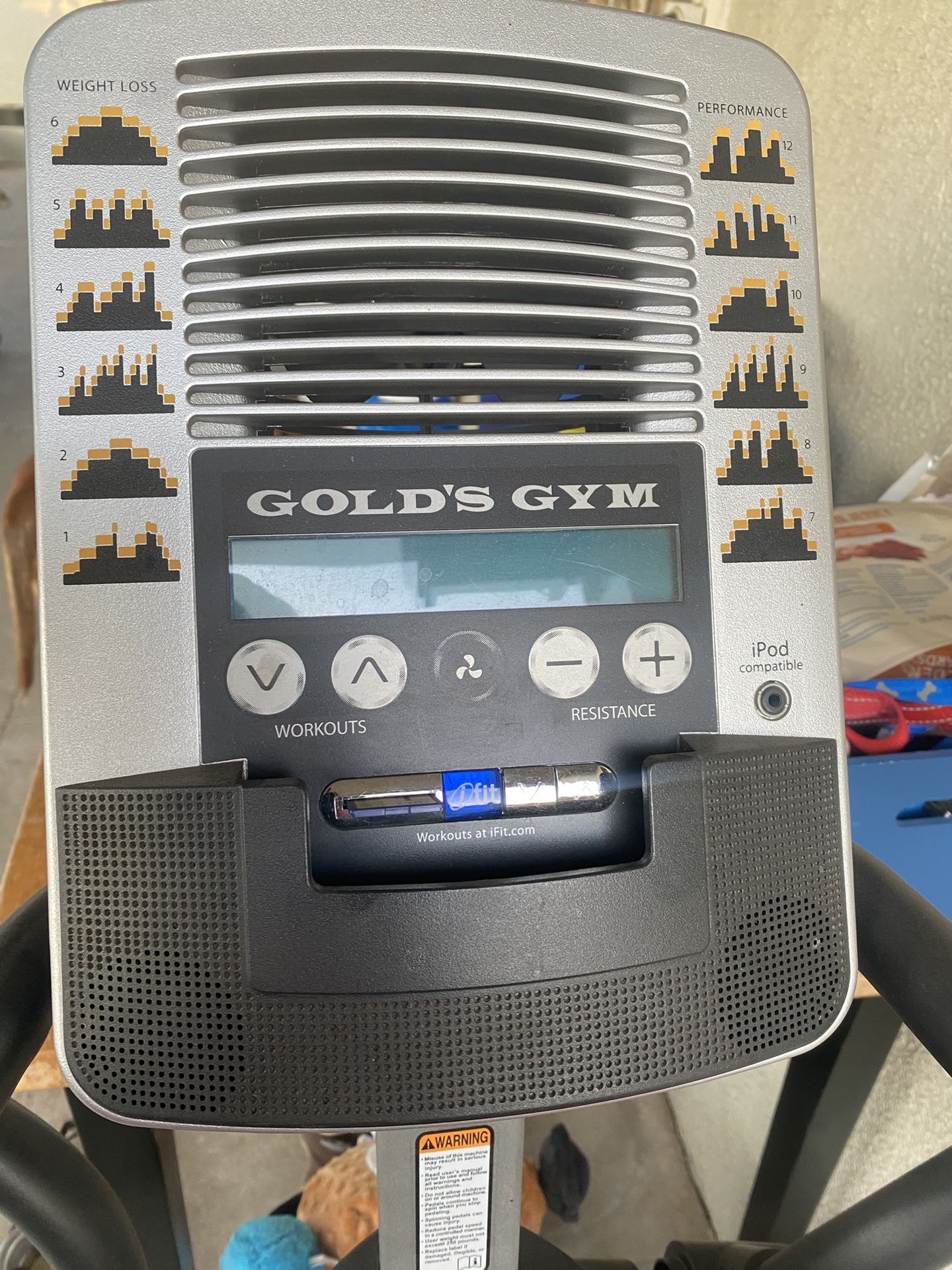 Golds Gym Elliptical