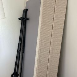two twin bed frames 