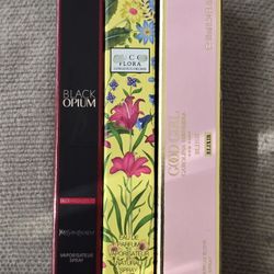 3- 10ml travel perfume sprays, Gucci, YSL, Carolina Herrera ($20 each firm)