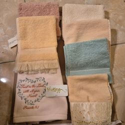 7 Wash Clothes Premium Brand New Oversized Thirsty And  Fancy Velvet Finish
