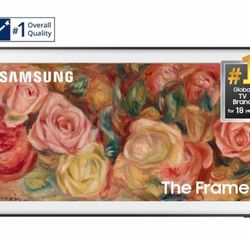 SAMSUNG 65"INCH QLED 4K LS03D THE FRAME TV. 