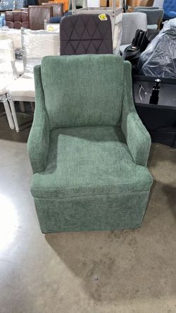 Usaint Upholstered Dining Chairs Set of 1, Modern Dining Room Chairs with Casters and Washable Cover, Chenille Accent Chair for Kitchen, Bedroom, Livi