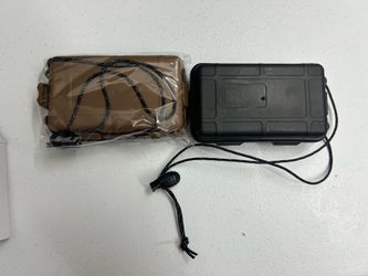 Relaxweex 2-Piece Shockproof Travel Adventure Case Set – Black & Brown