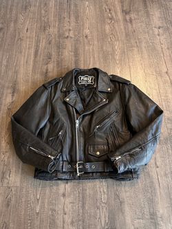 High quality first genuine leather jacket