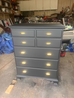 Refinished Black Dresser