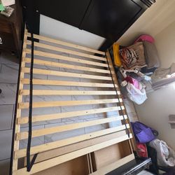 Bed Frame with marble design
