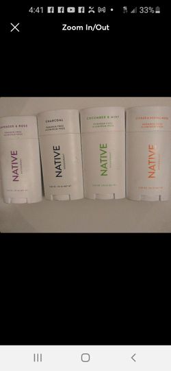 4 NATIVE DEODORANT 