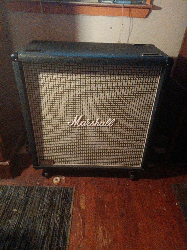 Marshall 4 12 Straight Cabinet With 75 Watt Speakers