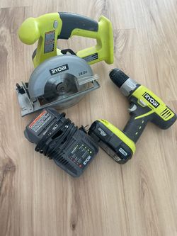 Ryobi drill & Saw Set Power Tools
