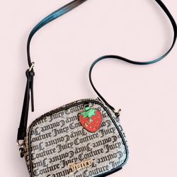 Authentic Juicy Couture Y2K Monogram Mini Crossbody Bag 🍓