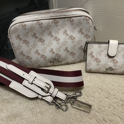 Coach Camera Bag And Wallet