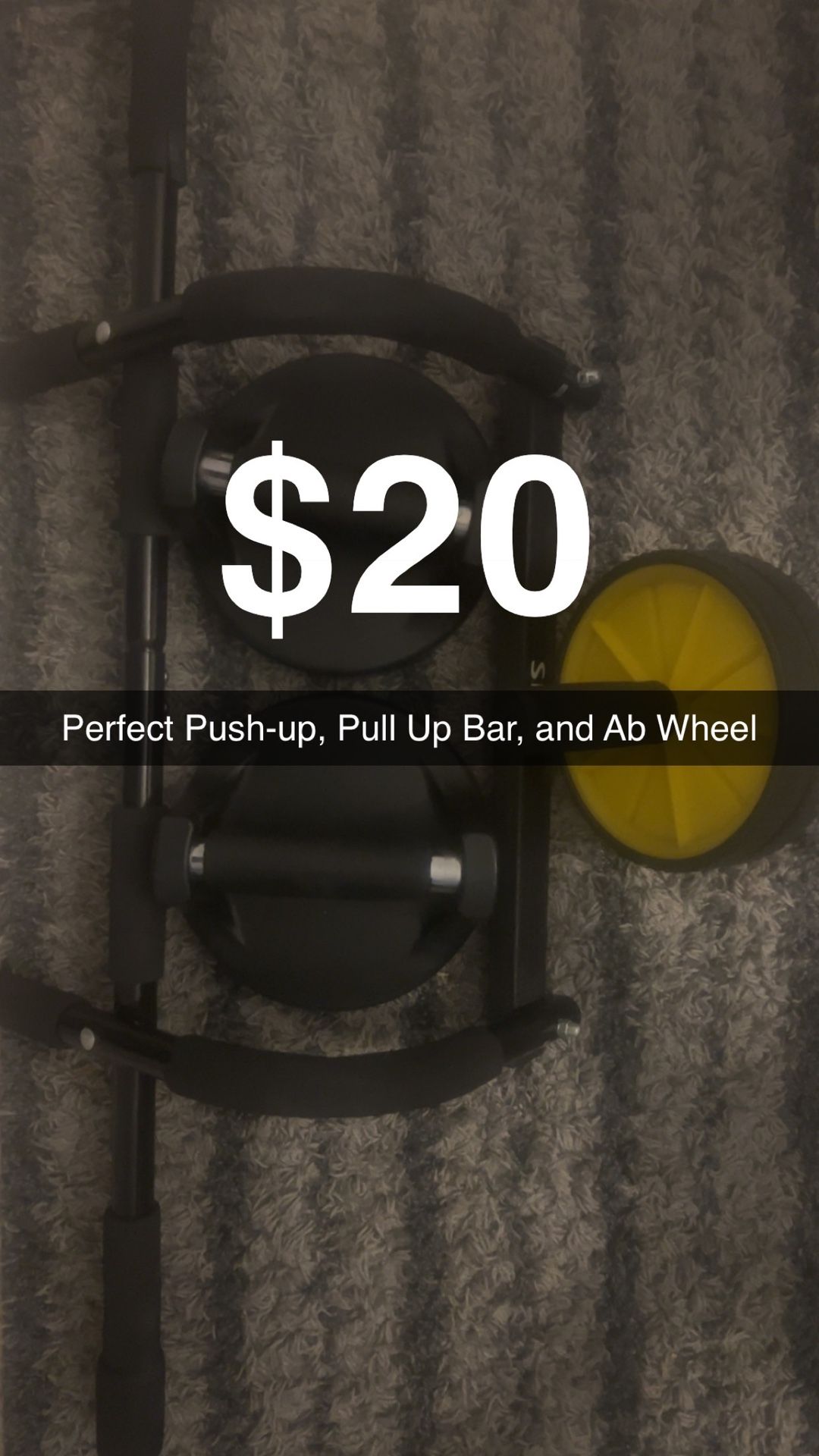 Pull Up Bar , Ab Roller And Perfect Push-up