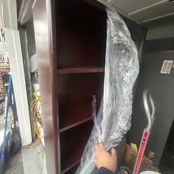 Cherry wood book shelf