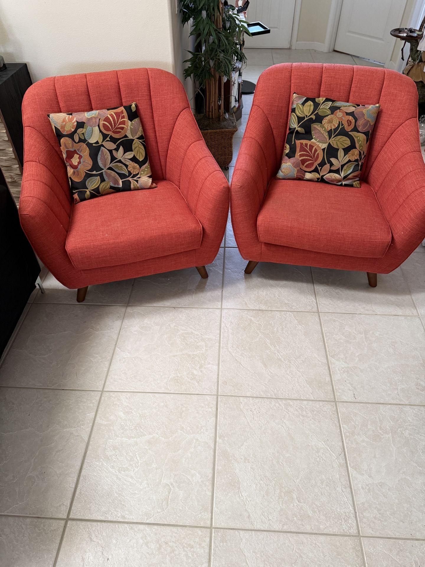 2 Comfy Side Chairs