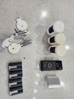 RING OUTDOOR CAMERAS DOOR BELL CHIME BATTERIES