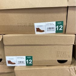 Steve Madden Men’s Leather Shoes Boots 