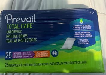 Prevail Total Care Underpads Extra Large 25-Count