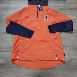 Nike Fighting Illinois Repel On Field Windbreaker  Mens Xtra Large And Large