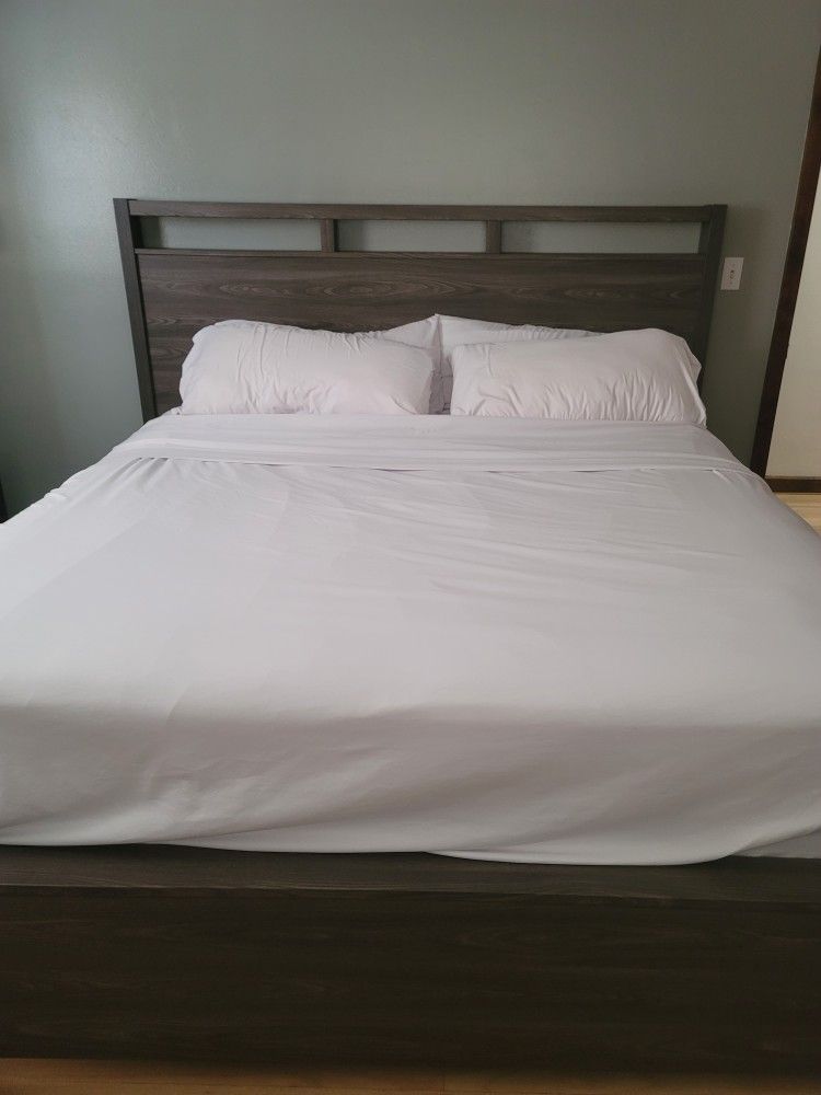 King Size Bed Frame And Mattress