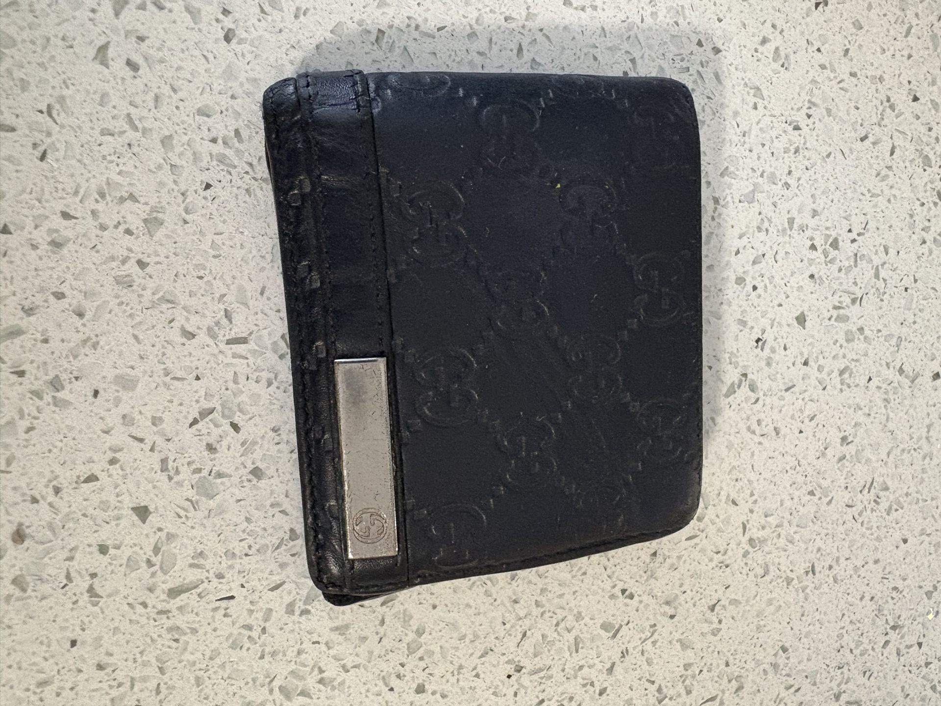 Gucci Bi-Fold Navy Blue Wallet