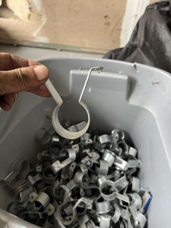 2” Galvanized Pipe Hangers Lot