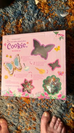 Easter gift set makes and shape stain Glass cookies