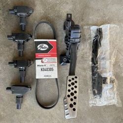 ► Mazda RX8 Ignition Coils, Aluminum Gas Pedal, New Serpentine Belt, Driver Front Door Handle