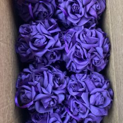 Purple Rose Decoration 