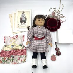 Samantha Parkington Pleasant Company American Girl Doll 1986 With Outfits Books