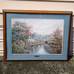 Beautiful 😍 Oak Frame Carl Valente Picture!